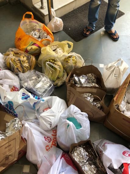 During Covid Destributing Ration To Individuals And Groups