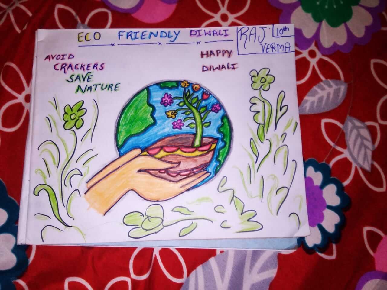 Update 143+ eco friendly diwali posters drawing best