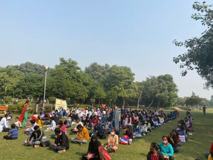 Drawing competition organised by Delhi Police