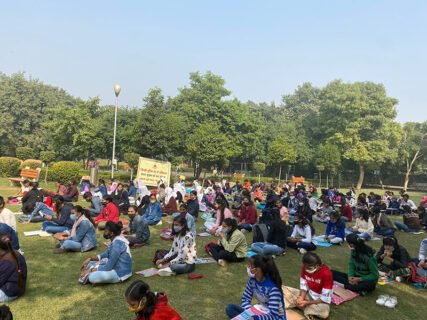 Drawing competition organised by Delhi Police