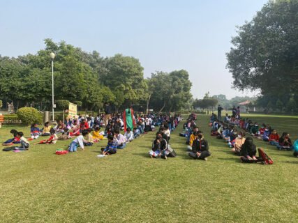 Drawing competition organised by Delhi Police