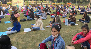 Drawing competition organised by Delhi Police