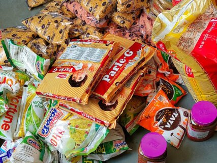 Ration Given to Old Age Home