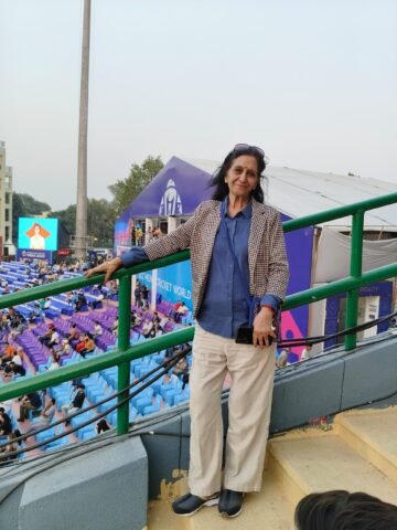 Ayaas Prayas Children at Arun Jaitley Stadium Watching World Cup Arranged By Ayaas Prayas